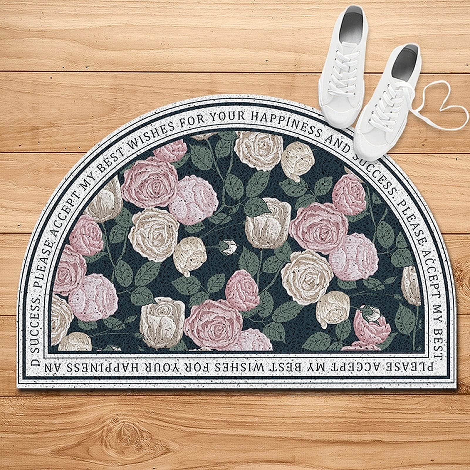 Tapis de bienvenue antidérapant et grattoir de boue efficace pour l'entrée