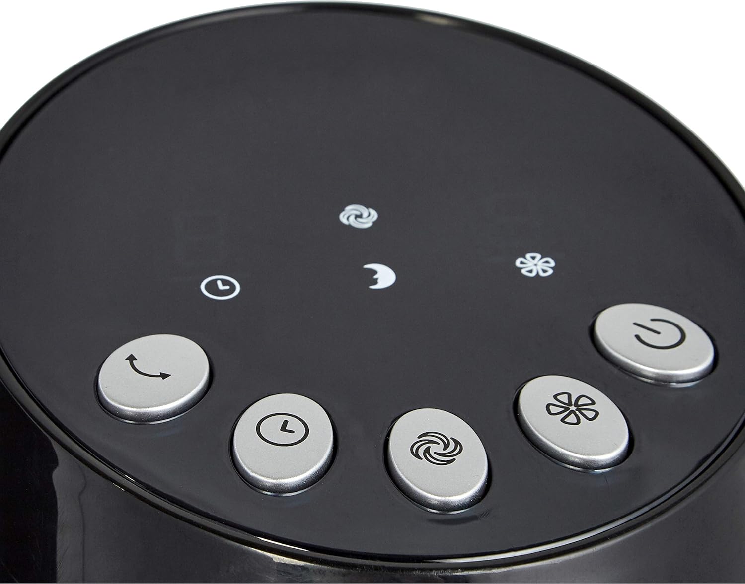 Two-piece base of the tower fan