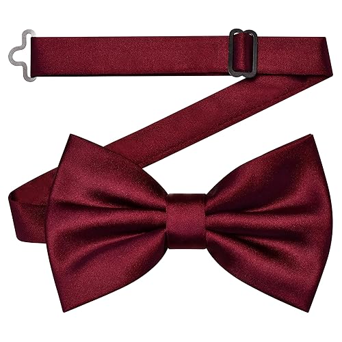 (For 11th Doctor Cosplay) Burgundy Bow Tie
