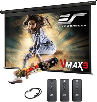 Elite Screens VMAX 3, 150", 16:9, MaxWhite Fiberglass (FG) fabric - VMAX150UWH3 - Thumbnail 3