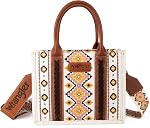 Sac fourre-tout Wrangler Aztec pour femmes, sac à main et sac à bandoulière boho western