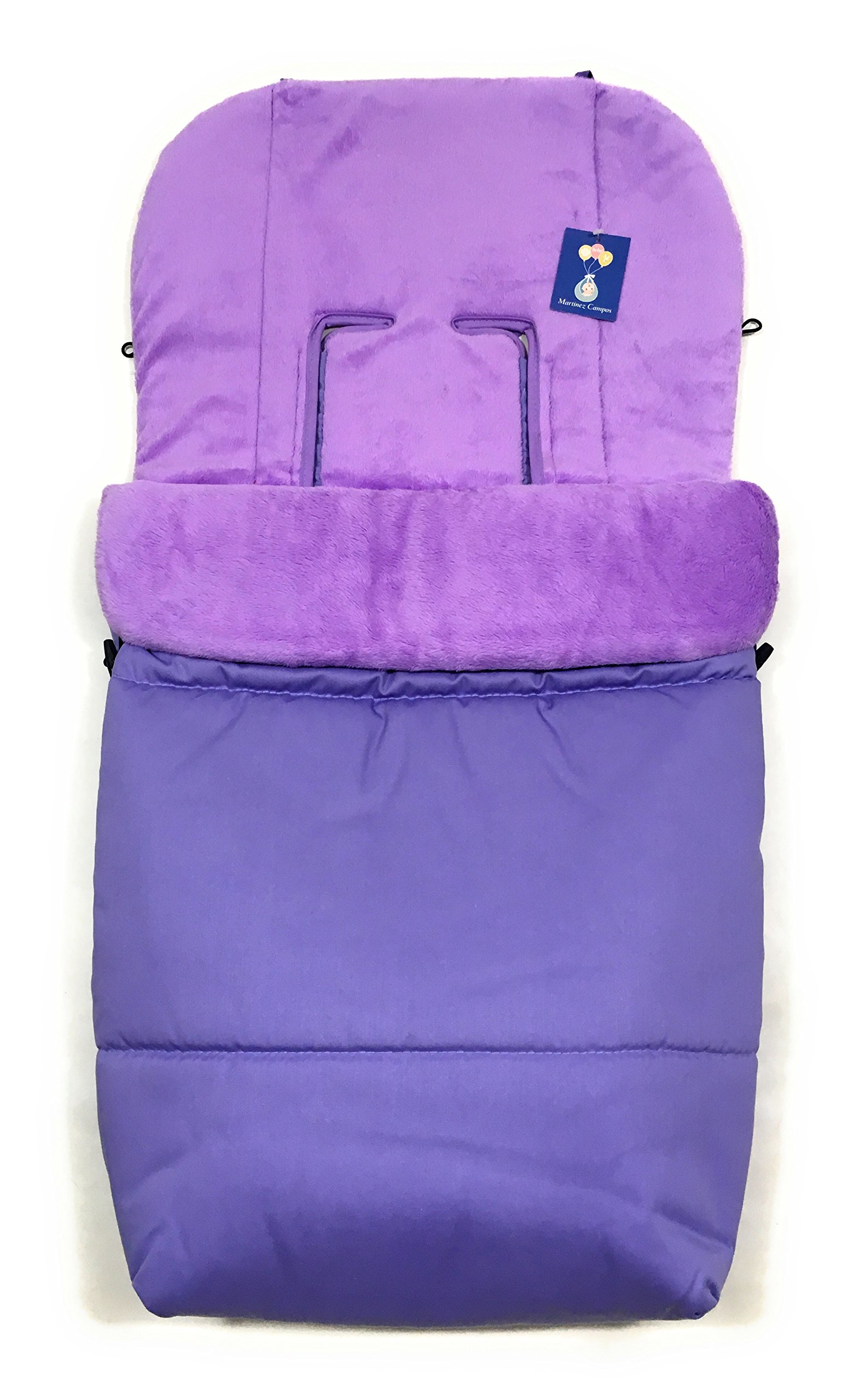 Saco universal para silla ligera forro polar color lila
