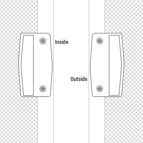 Miniatura 5 de Prime-Line A 111 - Tirador de puerta corrediza de plástico negro (paquete de 2)