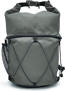 Beuniclo Waterproof Roll Top Pet Dog Food Travel Organizer Storage Bag Trash Bag Dispenser for Trips Outdoor Camping Free 350ml Portable Folding Bowl, 30 Cups / 10 lbs Large