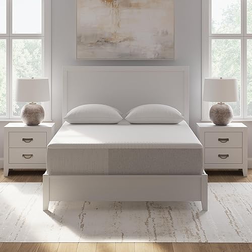 Miniatura 21 de Signature Design by Ashley Colchón de Espuma Viscoelástica de Té Verde Ultra Suave de 14 Pulgadas Chime Elite 2.0 para Sueño Fresco y Alivio de