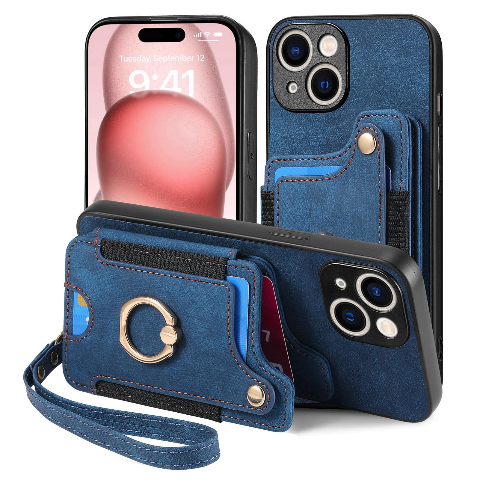 Custodia Portafoglio Con Cuore Per Huawei Nova 9 – Copertina In PU Con Slot E Calamita