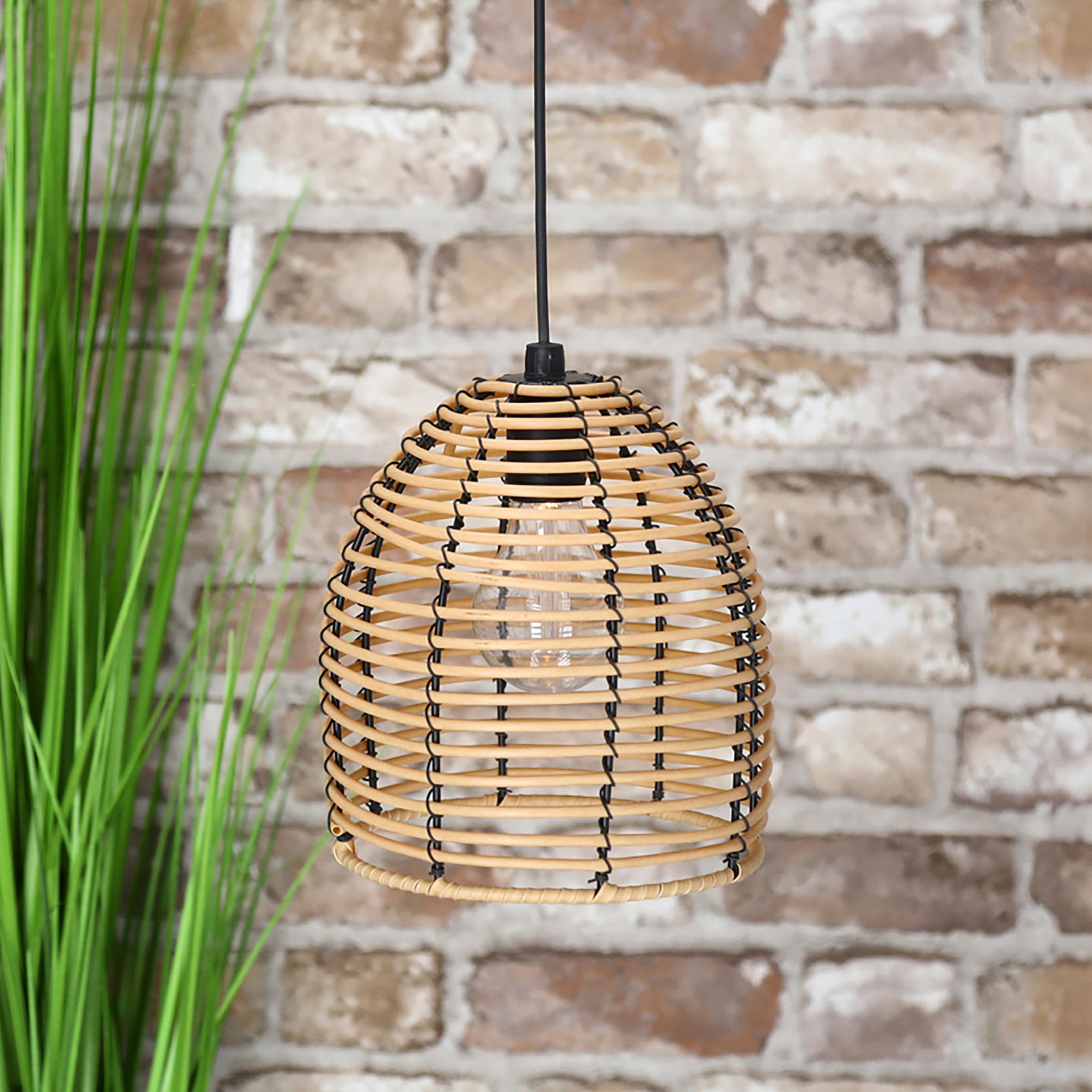 Glazen hanglamp Satipo, 3-lamps, transparant
