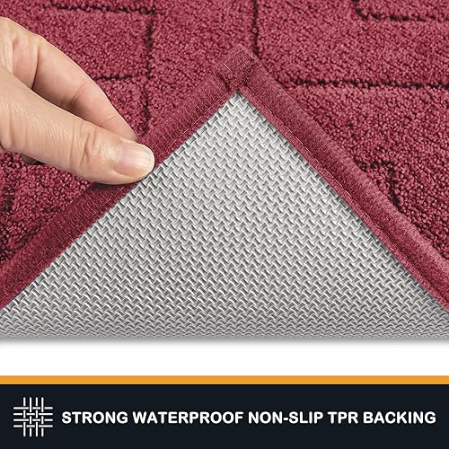 Miniatura 4 de PURRUGS - Tapete que atrapa la suciedad, antideslizante y lavable a máquina, 24 x 59 pulgadas, para puerta de entrada y trasera, muy absorbente,