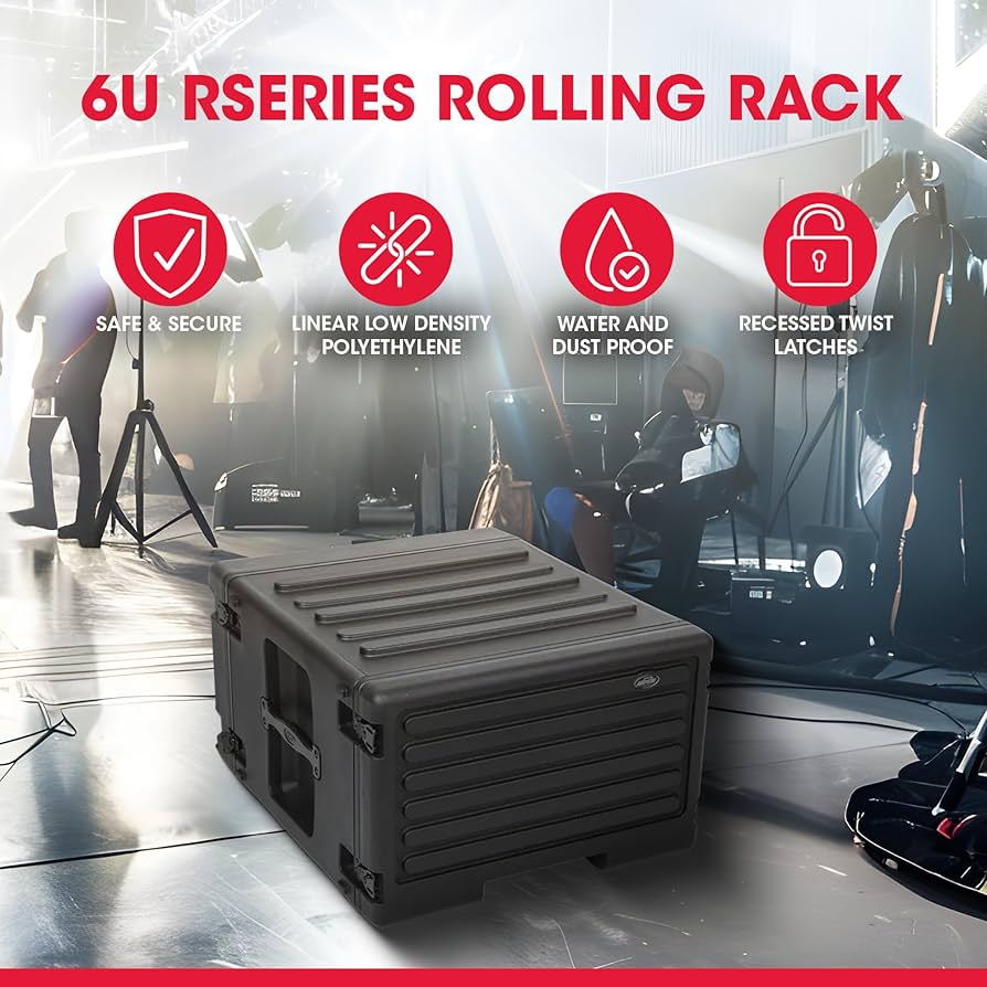 Amazon.com - SKB 6U rSeries Rolling Rack with Integrated