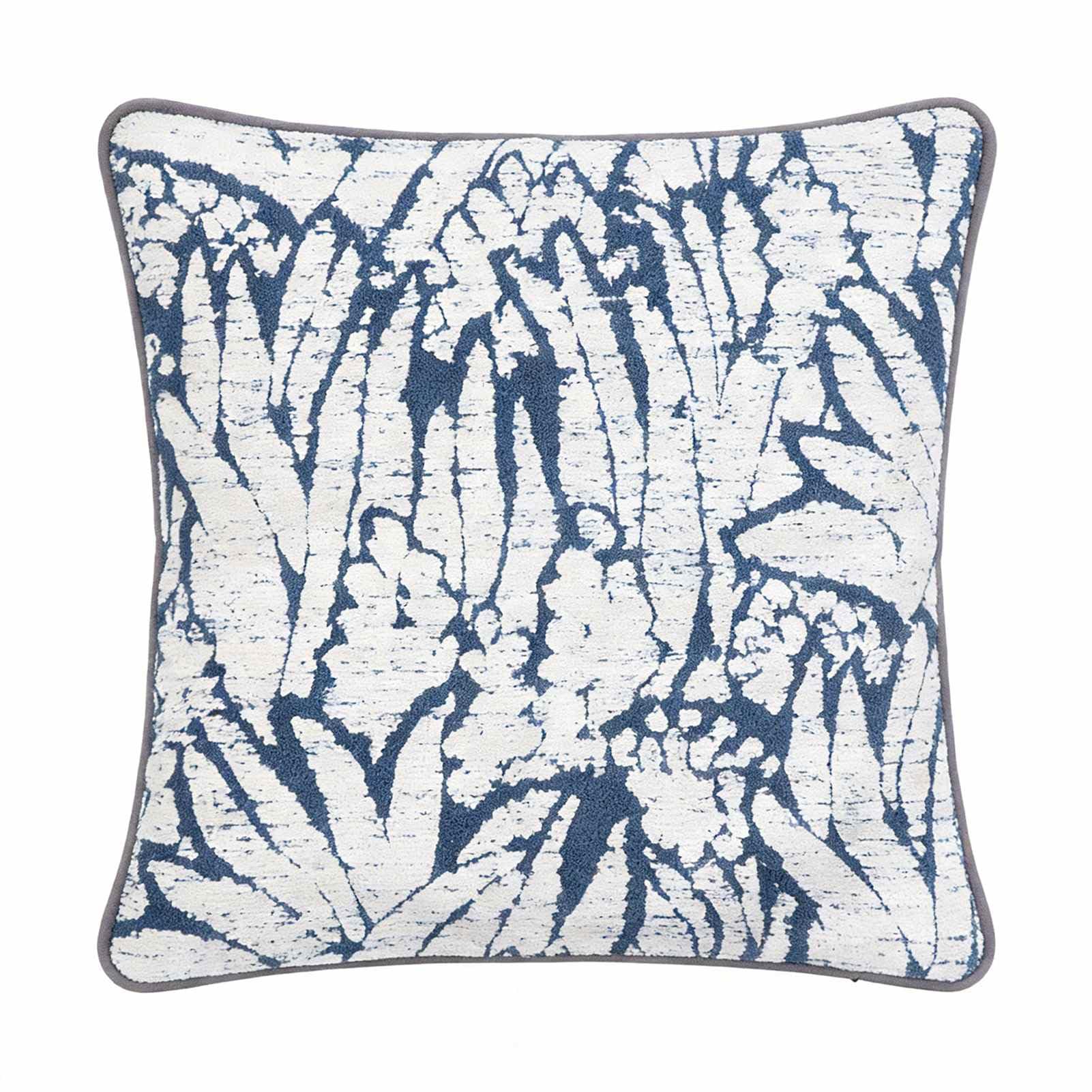 10 Federe per Cuscini Blu Bianco Boho Farmhouse (45,7x45,7