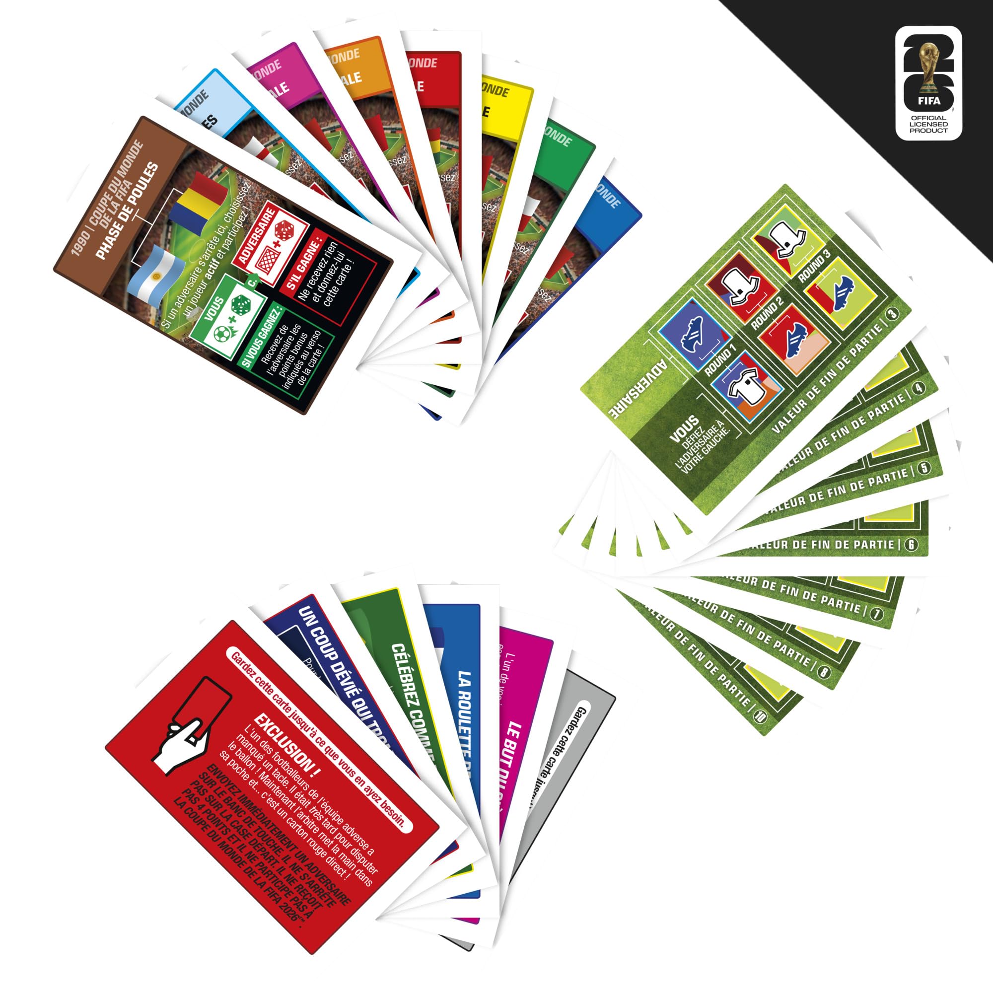 Monopoly Panini Prizm: FIFA World Cup Juego de Fútbol con Cartas Monopoly Panini Prizm Copa Mundial de la FIFA 2026 I a Partir de 8 años - Versión Francesa