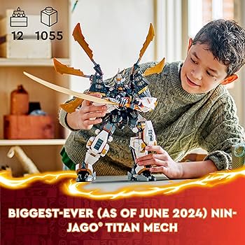 Titan タイタン LEGO Ninjago Cole Titan Dragon Mech - Thrilling Ninja Adventures