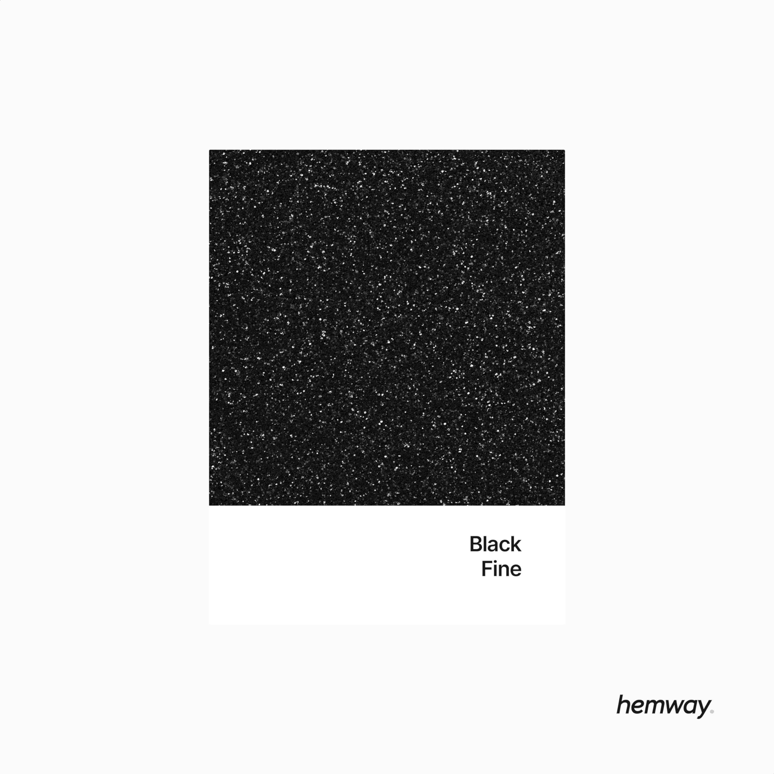 Hemway Glitter Shaker Black 130g x2 Pack Fine, Craft Glitter Shakers for Resin & Epoxy Crafts, Christmas Art Supplies, Nail - Image 2