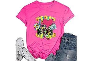 80s T-Shirt for Women | Retro Hip Hop Party Tee