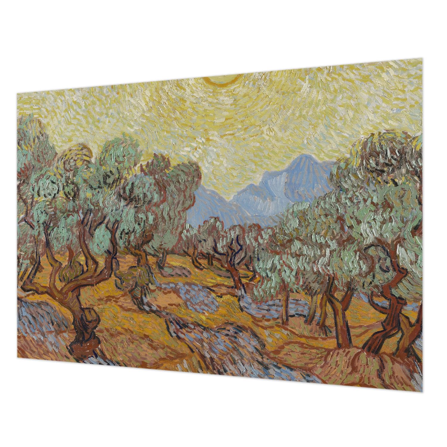 Tapisserie intissée oliviers 208x146 cm pour salon et chambre