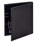It's Academic Executive Faux Leather Portfolio Folder, Black – view 7