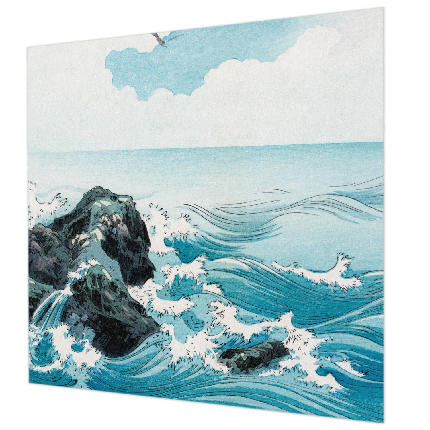 Papier peint décoratif scene de mer 250x250 cm Tulup pour mur de salon