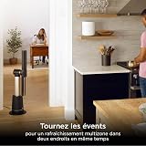 Shark TurboBlade Bladeless Tower Fan, High Speed Multi-Direction, Projects Air Up to 20 Meters, Silent, 10 Speeds, Turning, 180° Oscillation, Remote Control, Timer, Charcoal TF200SEU - 8