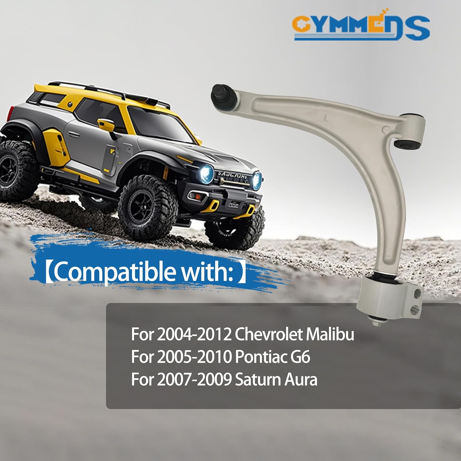 Front Lower Control Arm with ball joint Assembly Passenger Driver Side Suspension Kit for 2004-2012 Chevrolet Chevy Malibu Pontiac G6 Saturn Aura K620179 K620180-8pc Set