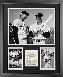 Legends Never Die Ted Williams & Carl Yastrzemski Framed Photo Collage, 16" x 20"