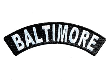Baltimore Rocker Embroidered Patch 3 inch IVANP3603 F3D28E