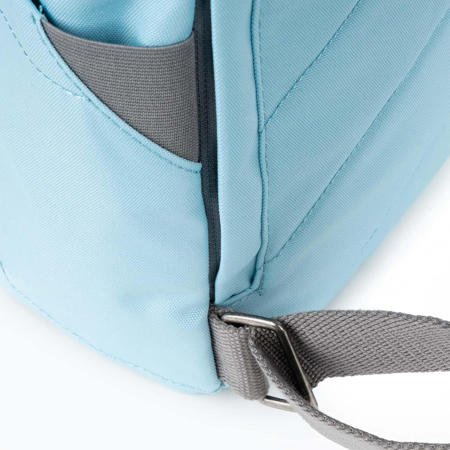 ROKA London Finchley A Small Sustainable Canvas Backpack, Ice, Small