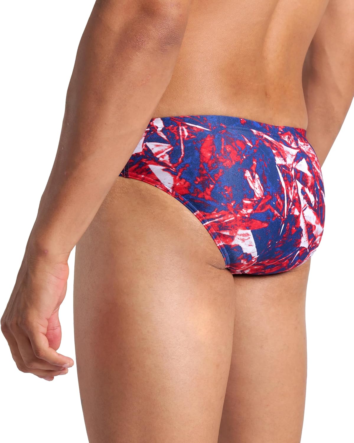 Arena Mens Arena Performance Men's Crackle Swim Briefs Athletic Swimwear Professional Swimsuit