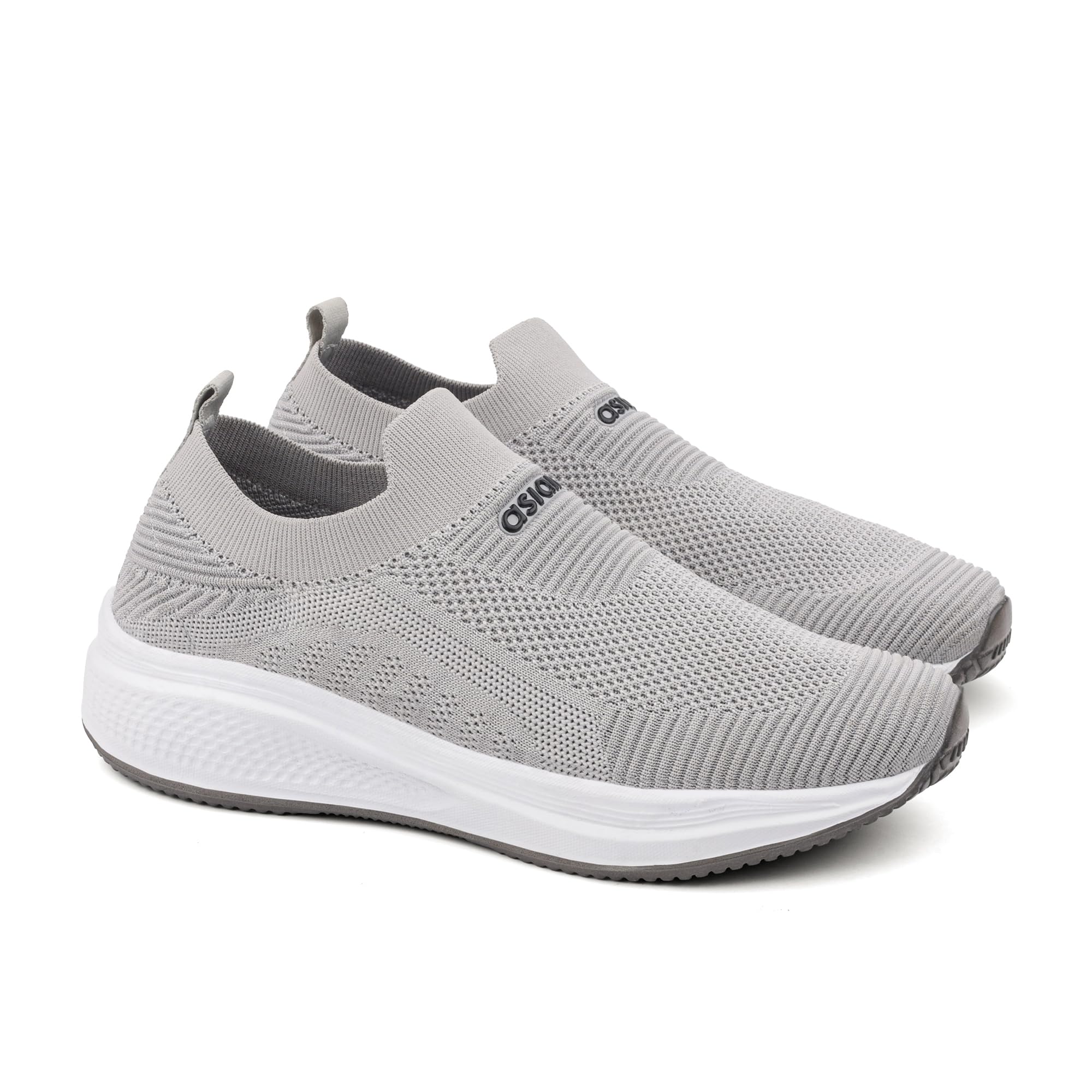 asian Storm-42 Men’s Walking Shoes with Breathable Knit Shoe, Lightweight Cushioned Sole, Soft Sock-Like Fit, Flexible Slip Ons with Without Laces Comfort & Steady Grip | Ideal, Office & Travel-picture-46