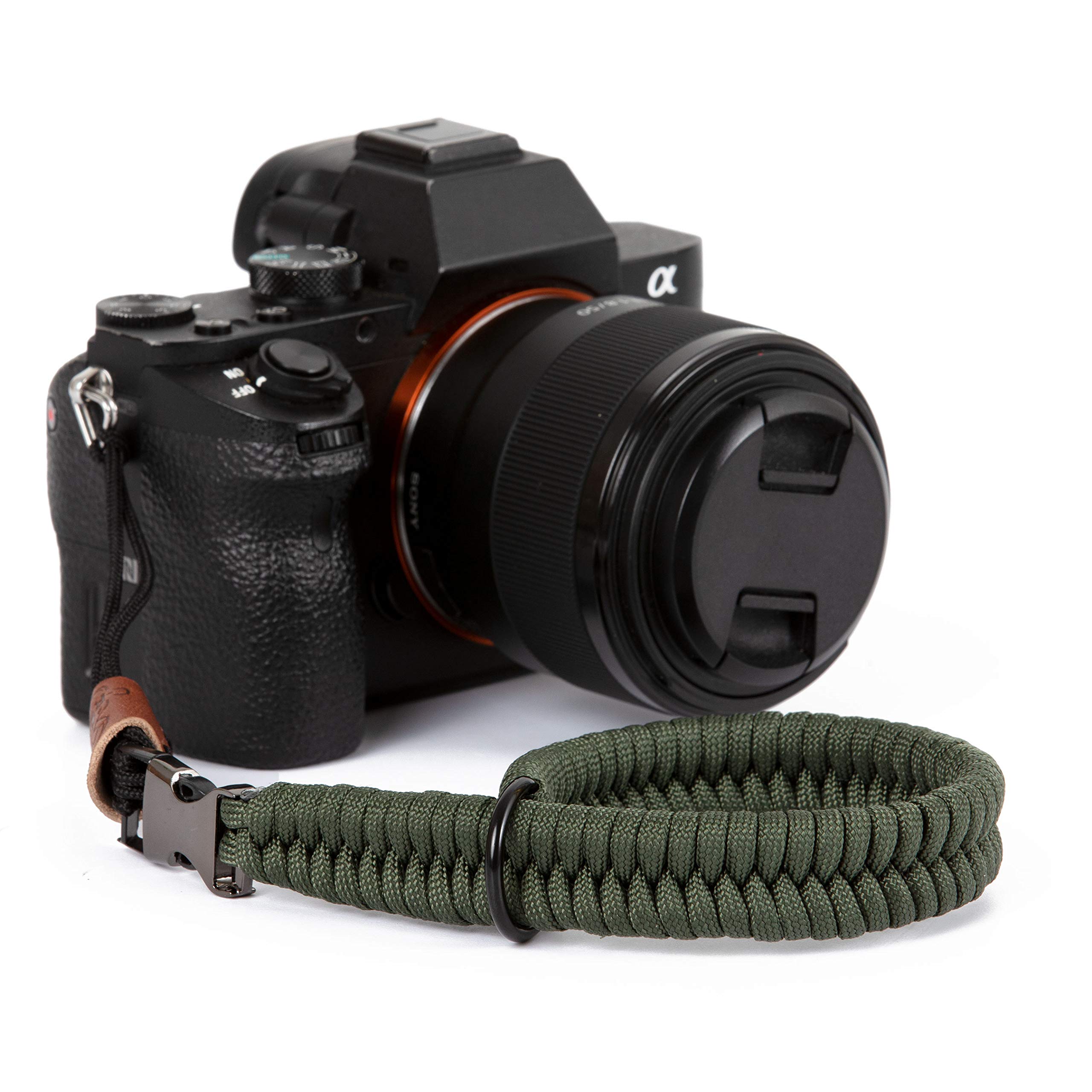 C-Rope cinghia a mano per fotocamera The Claw, intrecciato a mano, rilascio rapido, Paracord, Cinghia da polso per fotocamera, Paracord