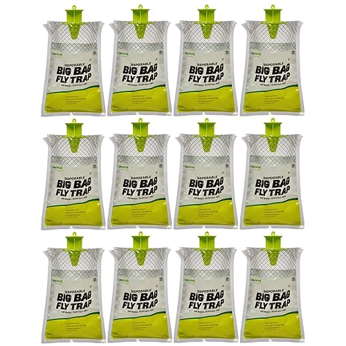 Big Bag Fly Trap – Disposable, Outdoor Use - 12