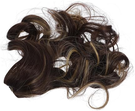 Long Curly Synthetic Hair Wig with Jaws Clamp Claw Clip Natural-looking Wavy Ponytail Hairpiece for Women Comfortable Ventilated Design for Daily Wear Party Cosplay and Halloween