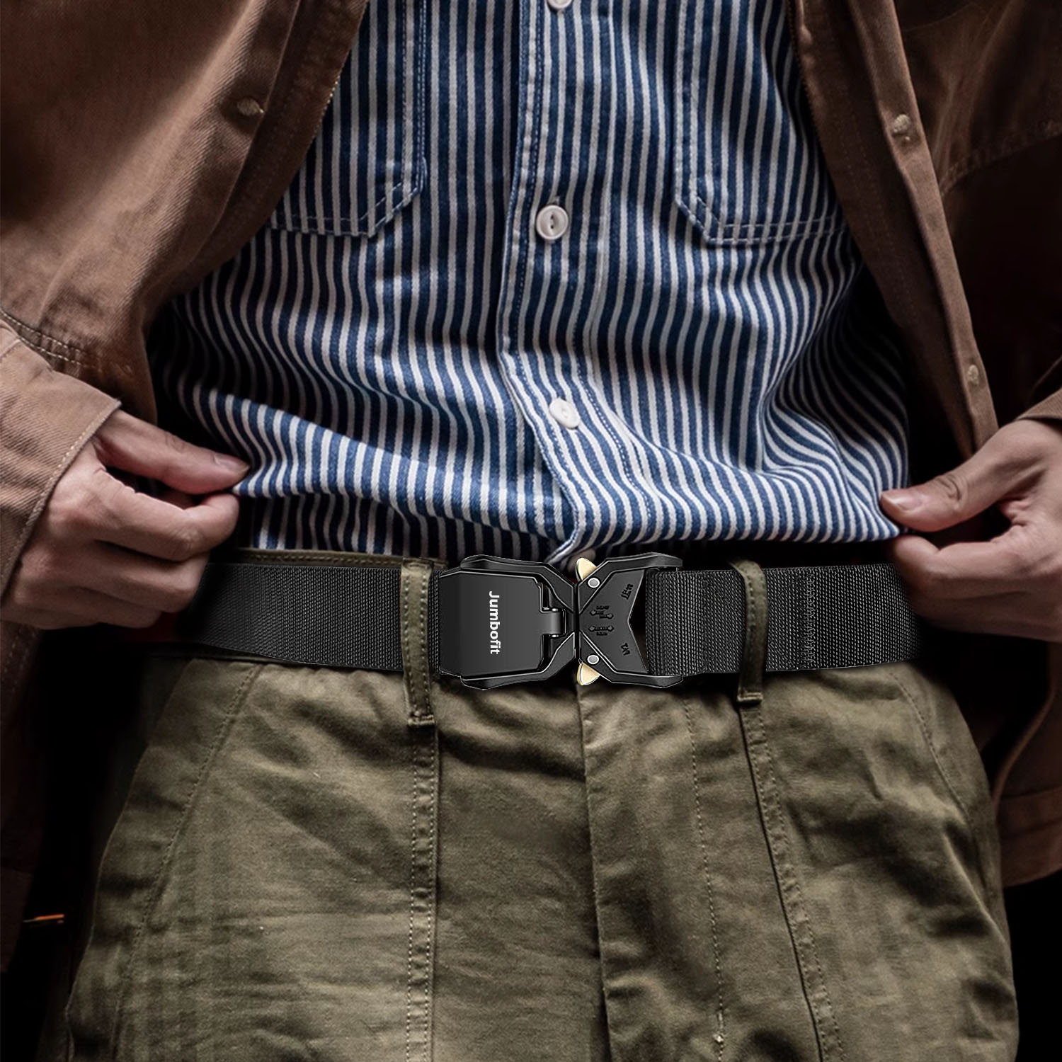 Amazon.com: Jumbofit Tactical Belt for Men and Women