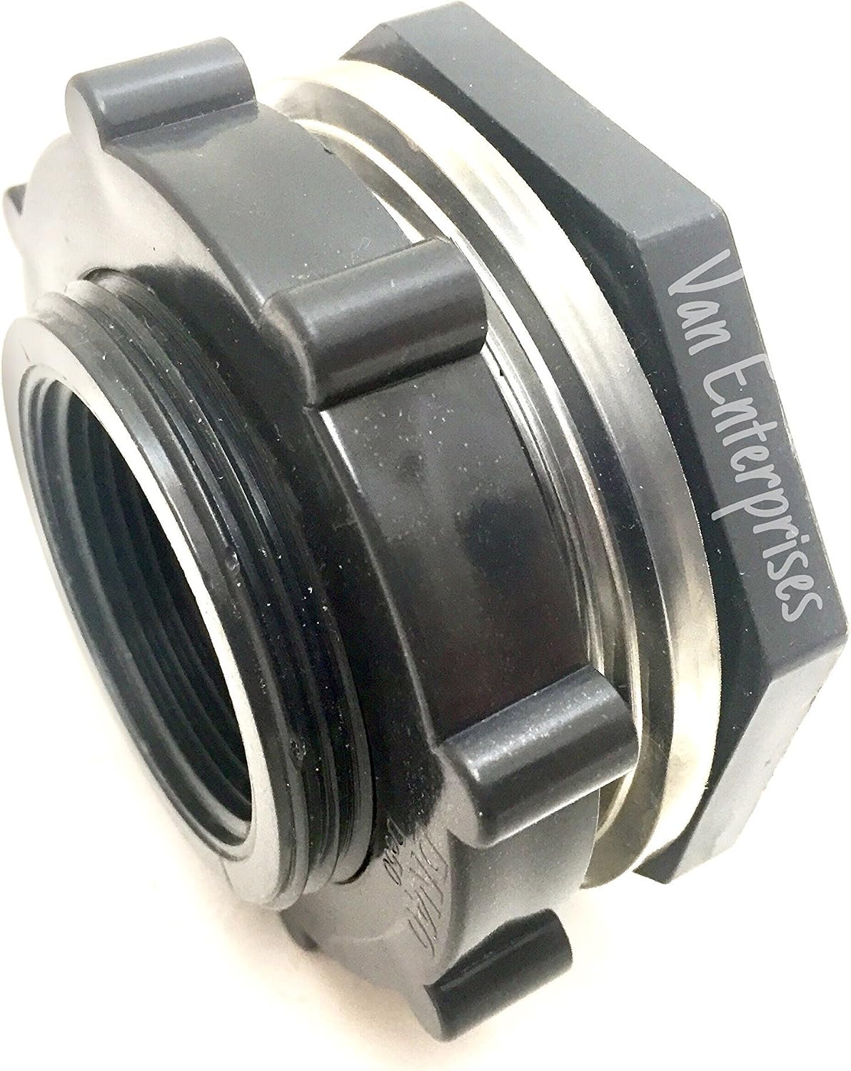2" PRO SERIES Bulkhead Tank Fitting Adapter For Rain Barrels, Aquariums, Water Tanks, Ponds