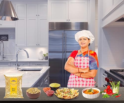 Miniatura 15 de Rani Daliya Split (Garbanzos partidos asados Dalia) 7oz (200g) ~ Todo natural Vegano Origen indio