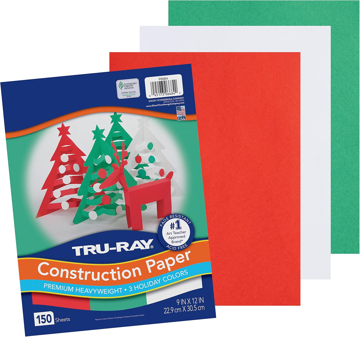 Tru-Ray Construction Paper 9x12" Holiday Assortment
