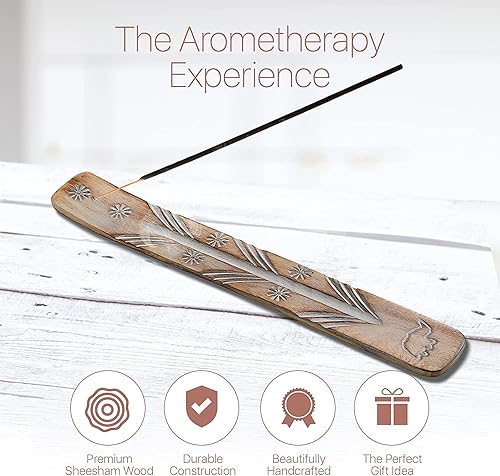 Miniatura 3 de Satya Nag Champa Palo Santo - Varillas de incienso Satya Bng (Bangalore) Insenses 0.53ozmx3 (45 GMS) con soporte para incienso Raajsee, incienso