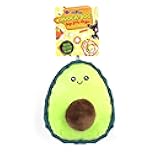 Bow Wow Pet Avocado Dog Toy Squeaky Plush Pet Teeth Teasing Toy (97669)