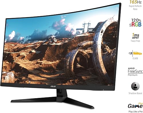 Miniatura 9 de ASUS TUF Gaming Monitor curvo de 34 pulgadas 1440P 1500R (VG34VQL3A) - QHD (3440 x 1440), 180Hz, 1ms, Extreme Low Motion Blur, Freesync Premium Pro,