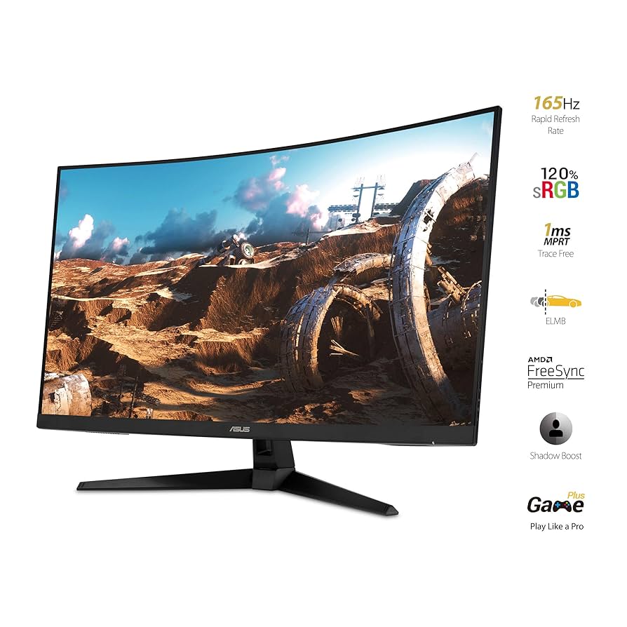Amazon.com: ASUS TUF Gaming VG328H1B 32” Curved Monitor
