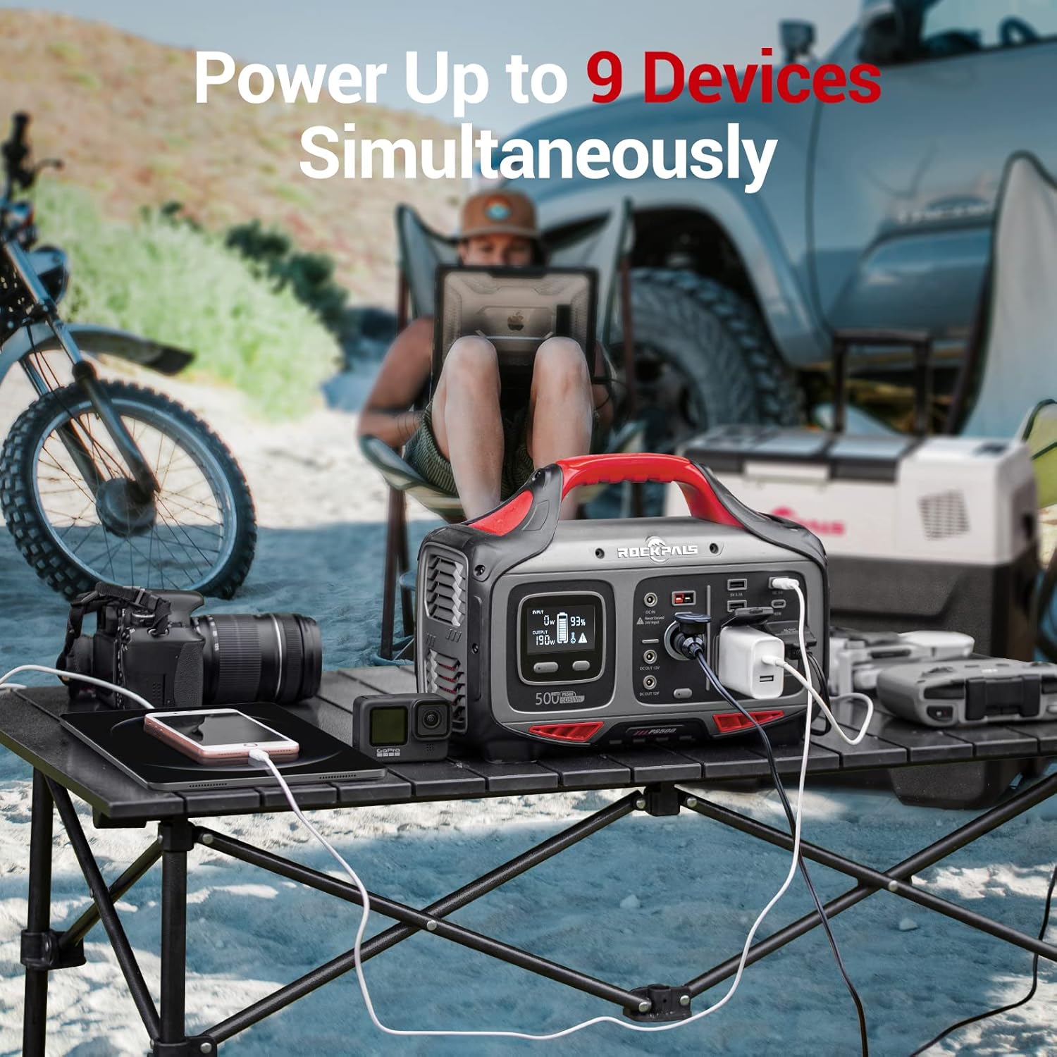Power Up to 9 Devices Simultaneously