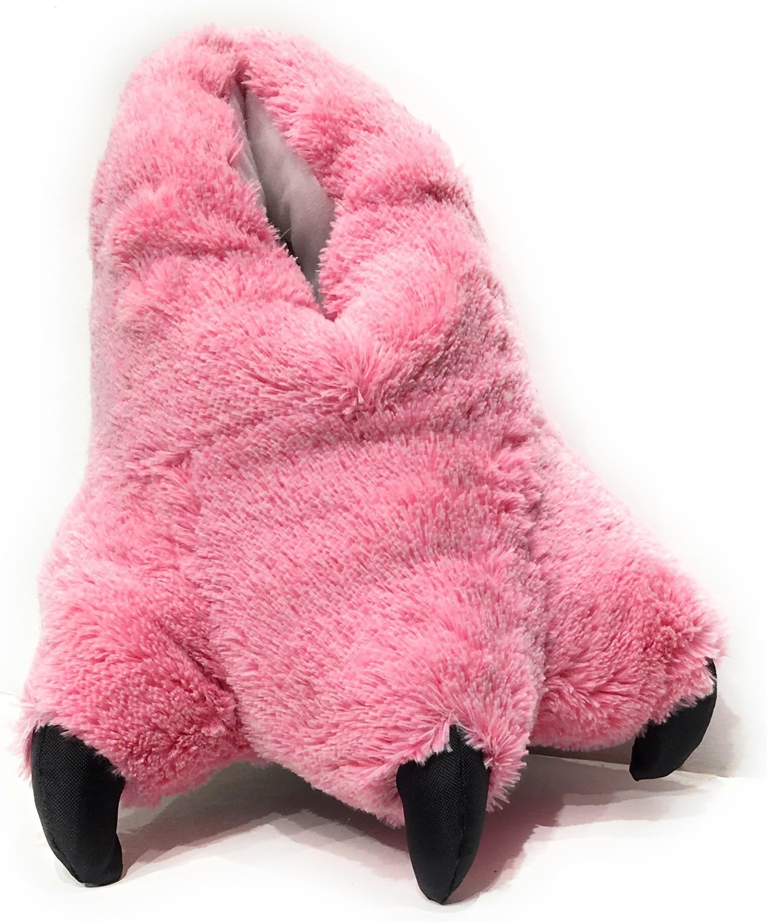 Wild Ones Furry Animal Claw Slippers for Toddlers, Kids and Adults