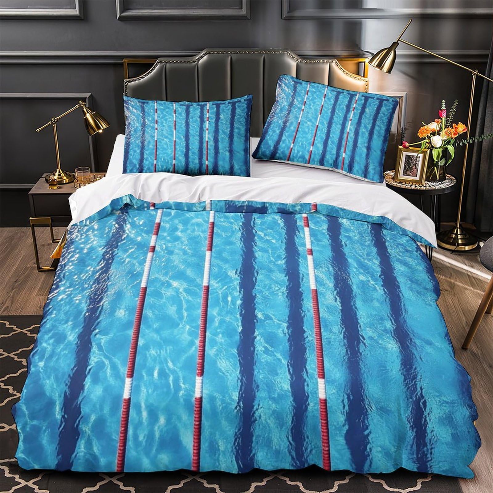 Parure de lit crâne effet 3D pour relooker une chambre d'ado garçon