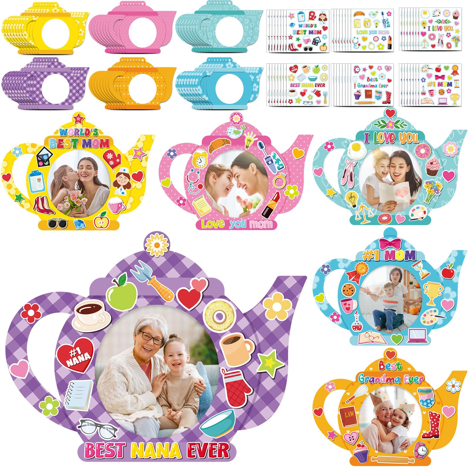 Flower Crafts For Kids TOPRenddon Flower Bouquet Craft Kit - 24Pcs ...
