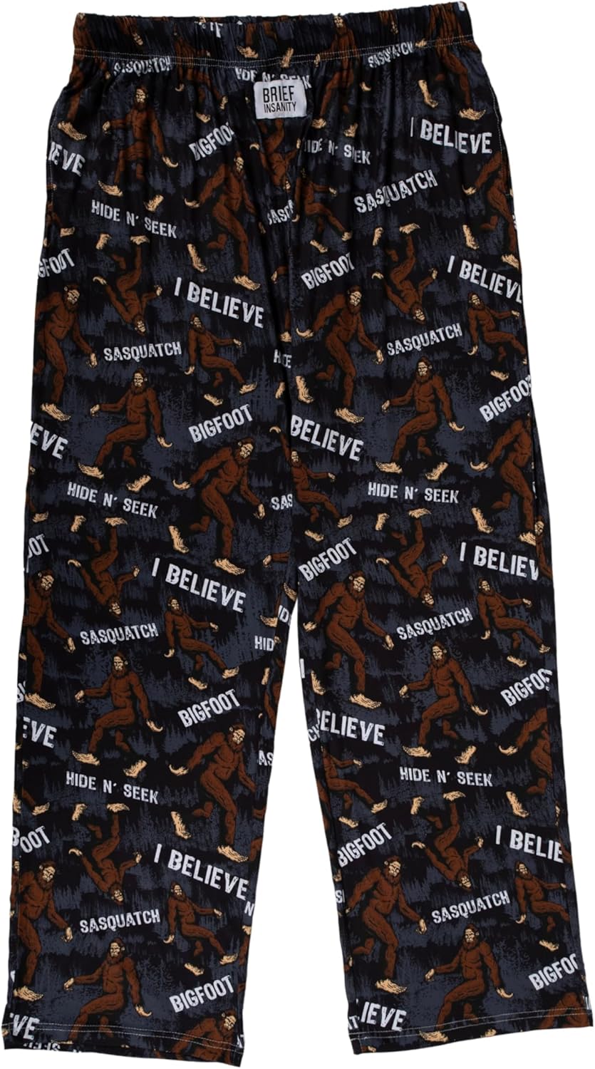 BRIEF INSANITY Lounge Pajama Pants for Men and Women | Outdoors & Camping Print Bottoms - Comfy, Ultra Soft, Loungewear - Image 5