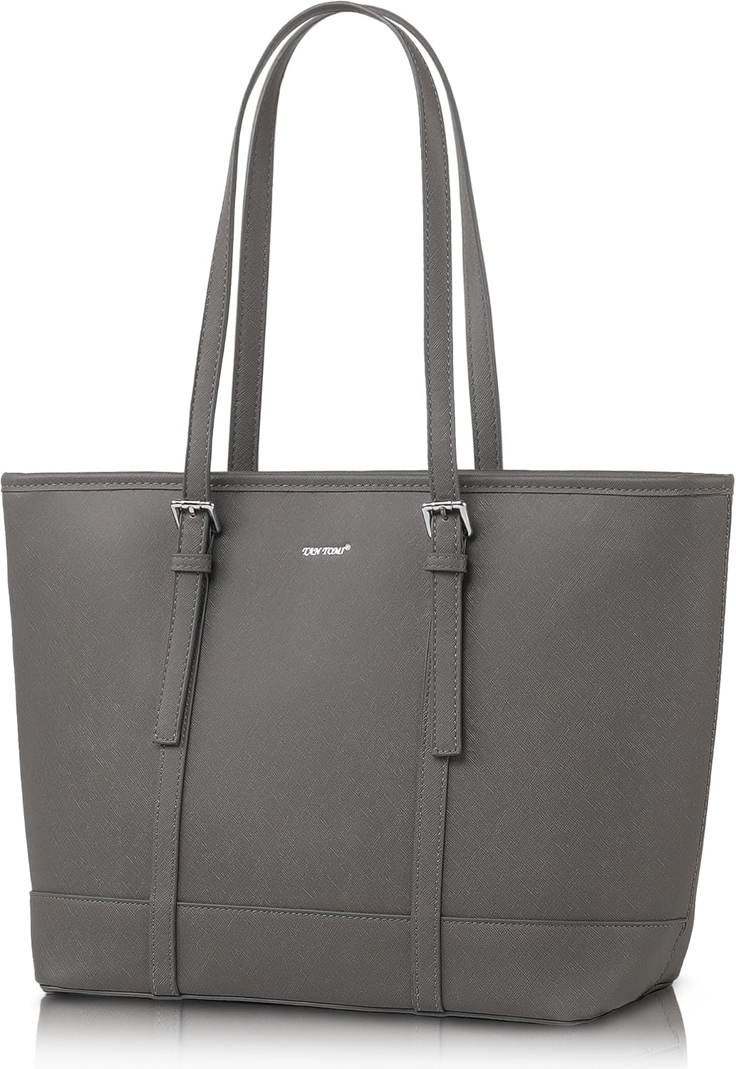 TANTOMI Tote Bag for Women Vegan Leather Purses and Shoulder Handbags Large Top Handle Bag with Compartments