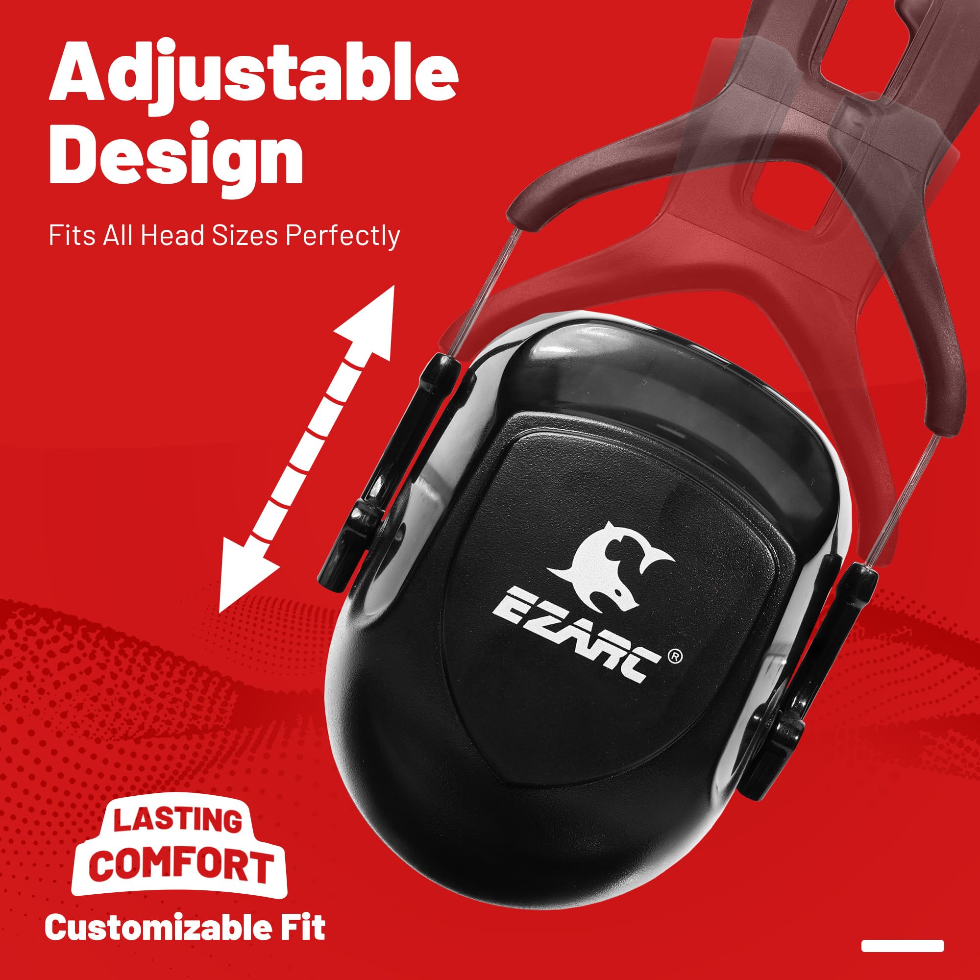 Amazon.co.jp: [EZARC] イヤーマフ 防音 大人 遮音値SNR34dB : 産業