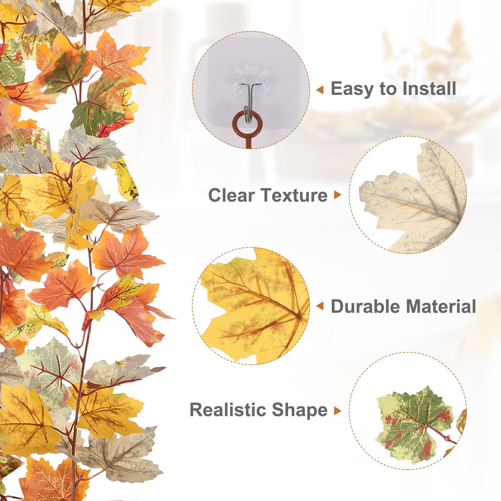 PATIKIL Fall Garland 5.7Ft/Piece - Image 3