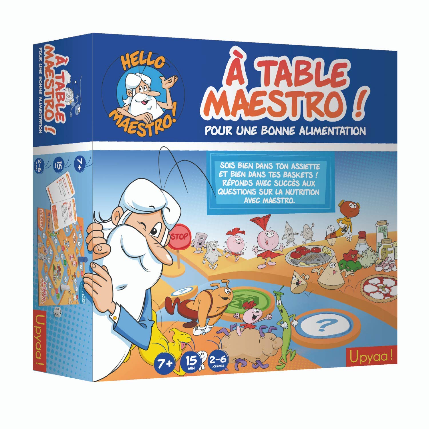 UPYAA Table, 430456, Rallye Quizz ÀTable Maestro pour Une Bonne Alimentation