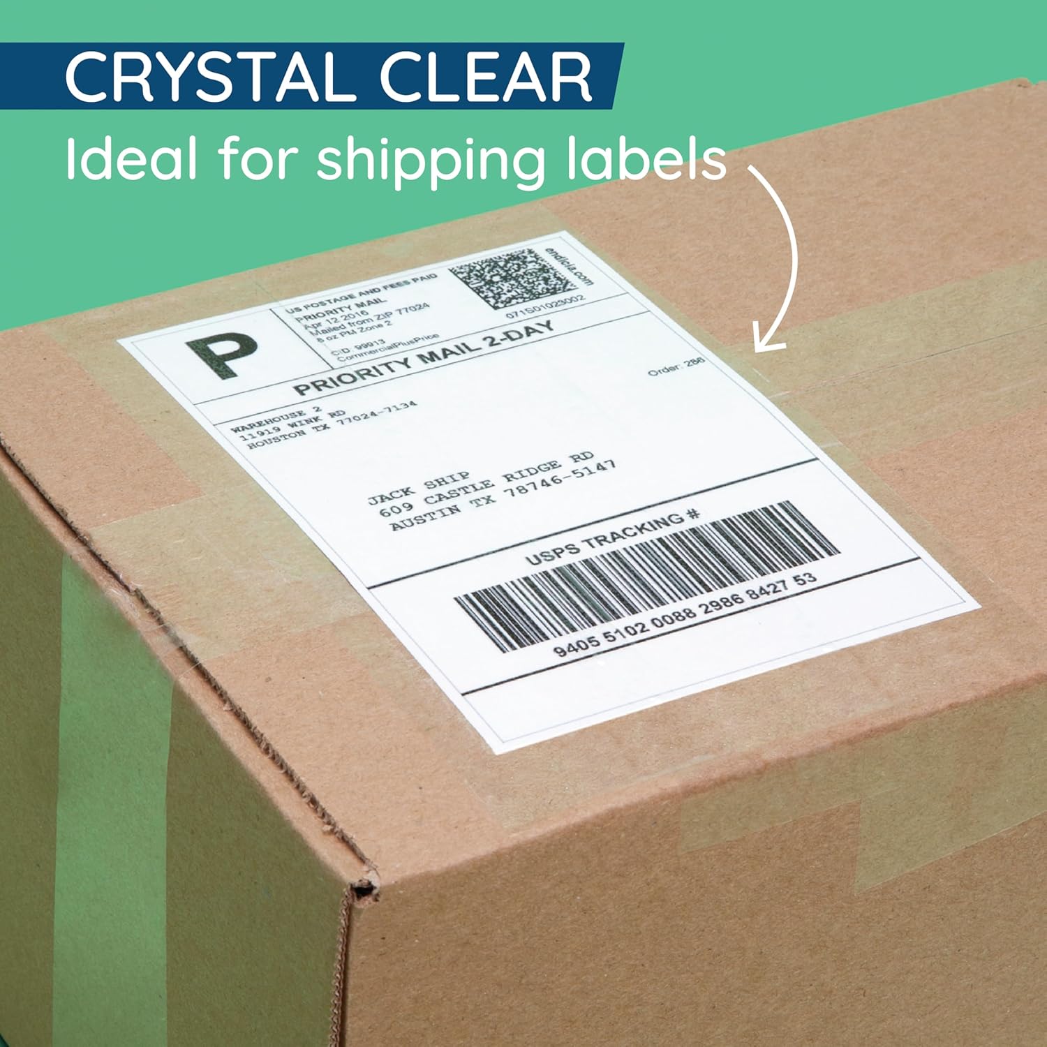 Blue Summit Supplies Clear Packing Tape Refills Bulk, 12 Pack, Heavy Duty Packaging Tape Rolls, 2 Inch Wide for Moving Boxes, Shipping, Sealing, 2.7mil Thick, 60 Yard Length, 720 Total Yards