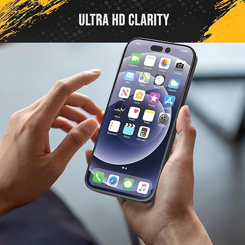 Miniatura 6 de magglass Protector de pantalla compatible con iPhone 15 (paquete de 2) protector de lente de cámara, herramienta aplicadora sin burbujas (vidrio